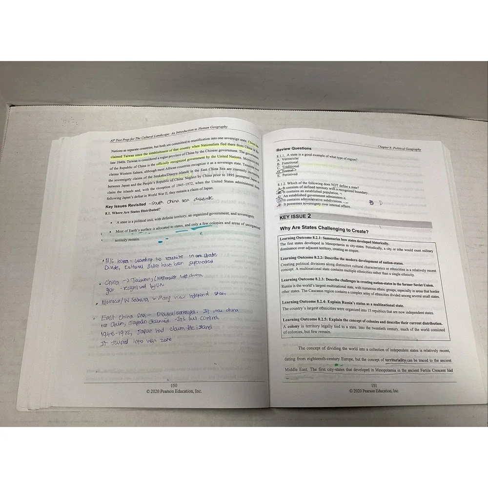 Test Prep Series for AP Human Geography, To Accompany: The Cultural Landscape ..